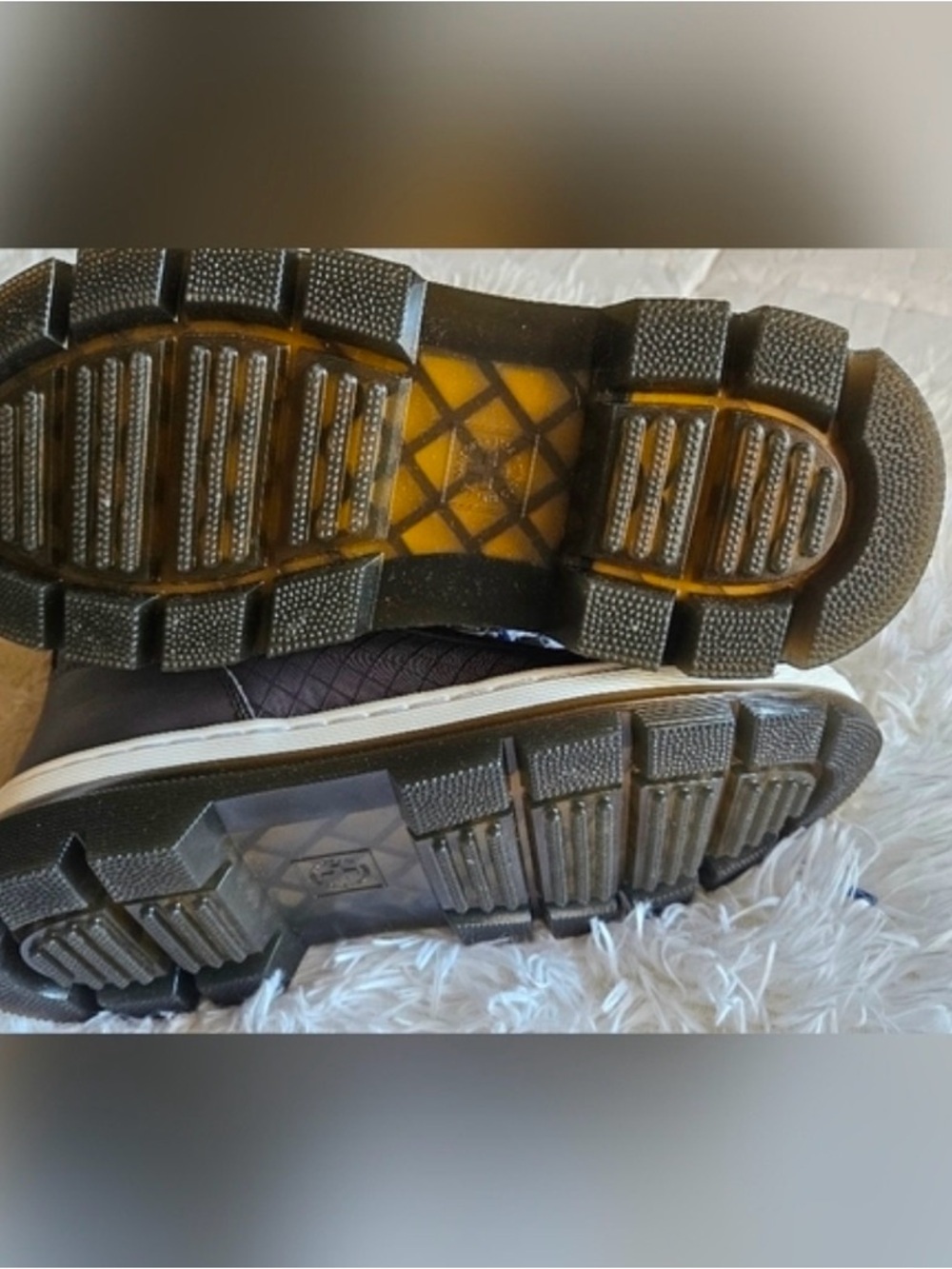 Dr. Martens Black Canvas Interior Shoe Label - Picture 5 of 7